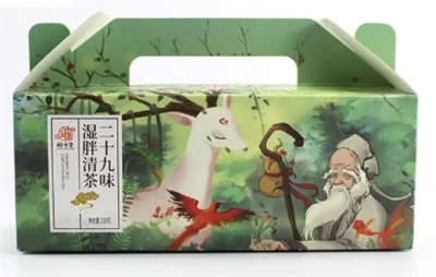 Hinweise zum Bekleben einer rustikalen Geschenkbox